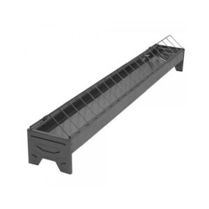 Hranitoare pentru pui si pasari adulte, din tabla zincata, 100 cm